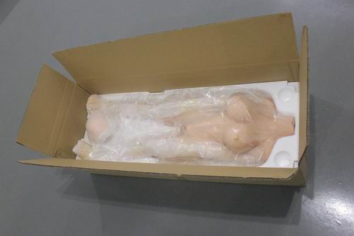 full silicone sex doll package inside